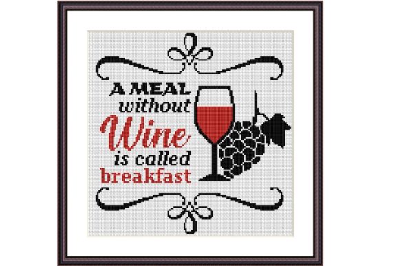 A Meal Without Wine Cross Stitch Pattern Review