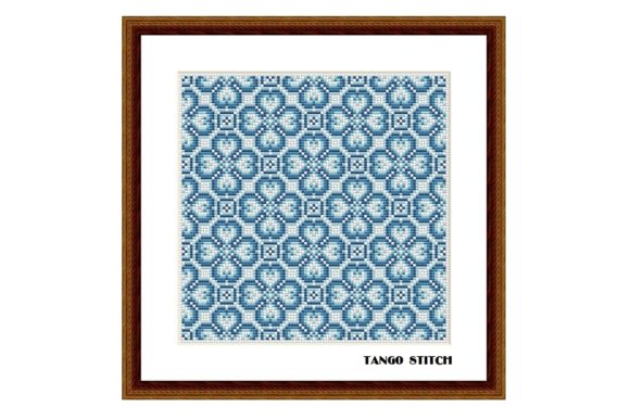 Blue Cute Cross Stitch Ornament Pattern Review for Real Projects
