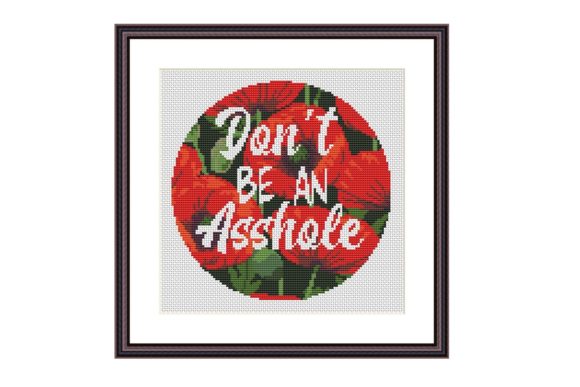 Don t Be Funny Cross Stitch Pattern Review