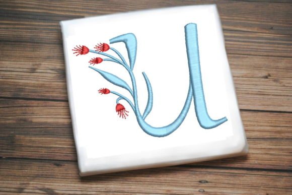 Floral Monogram Letter U Review for Etsy Sellers