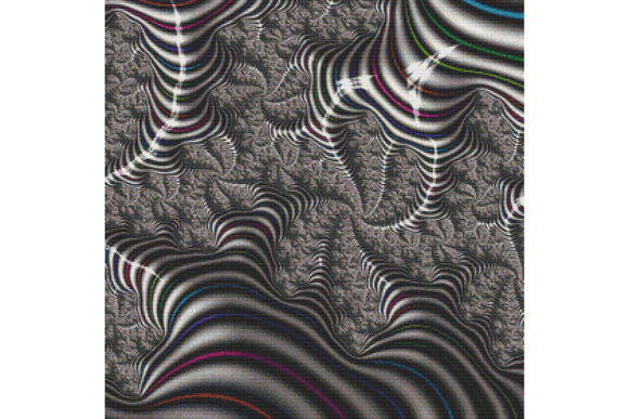 Fractal Cross Stitch Pattern - Grey Review