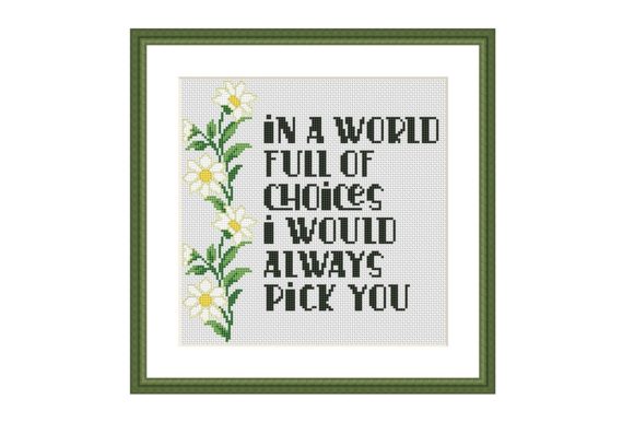 In a World Romantic Cross Stitch Pattern Review