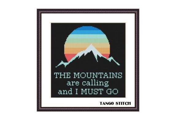 The Mountains Are Calling Cross Stitch Review