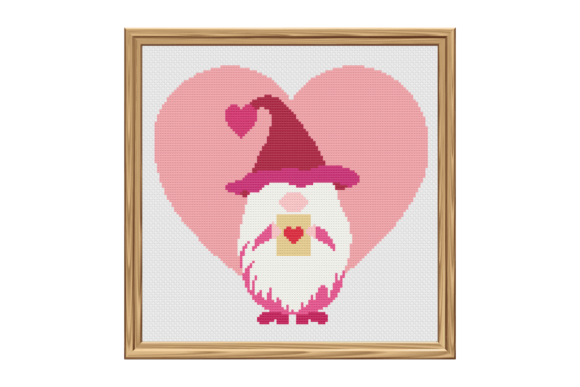 Valentine's Day Gnome Cross Stitch Pattern Review