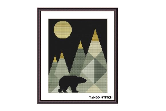 Wild Bear at the Mountains Cross Stitch Review